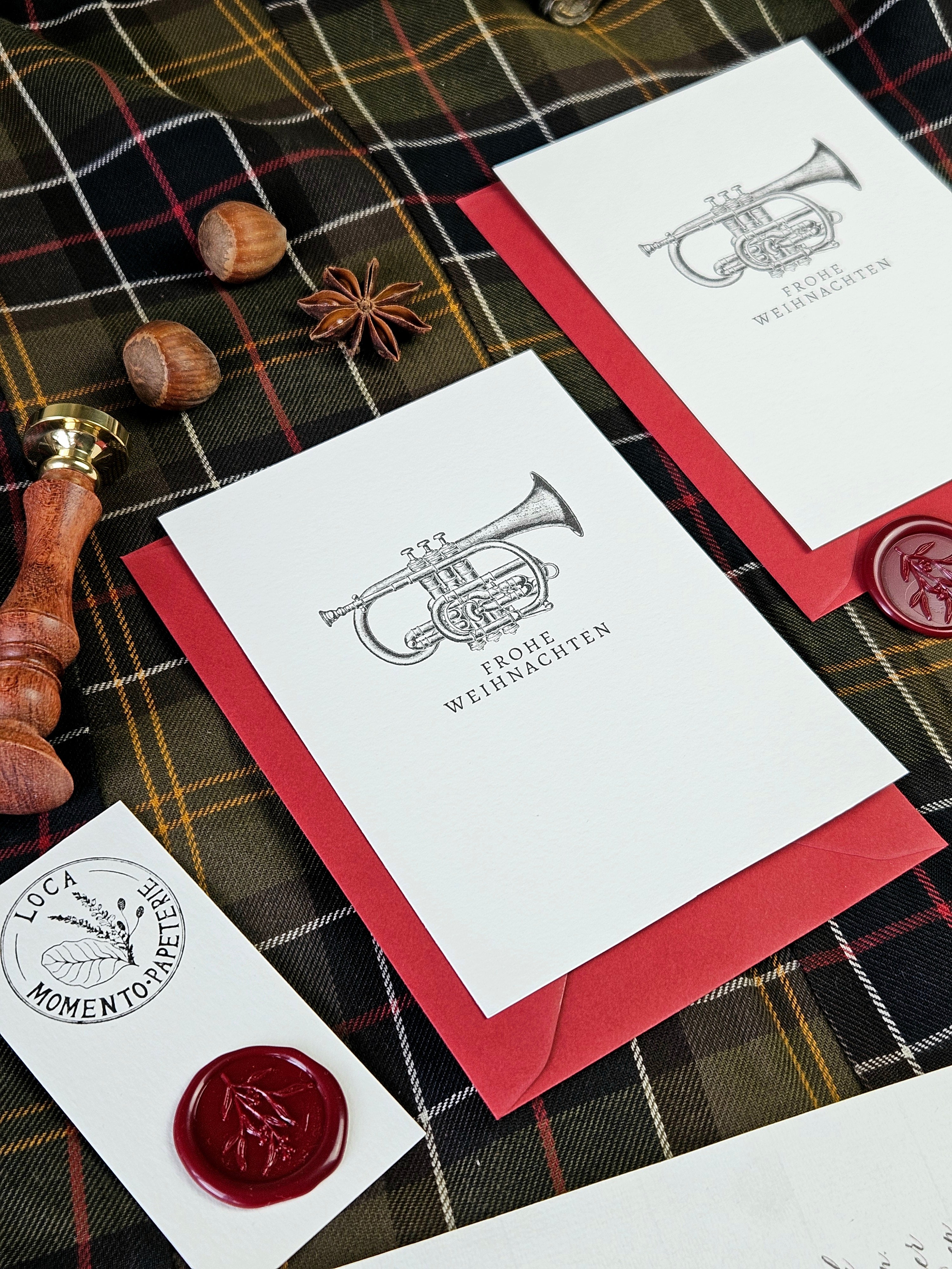 Weihnachtskarte Festliche Klänge