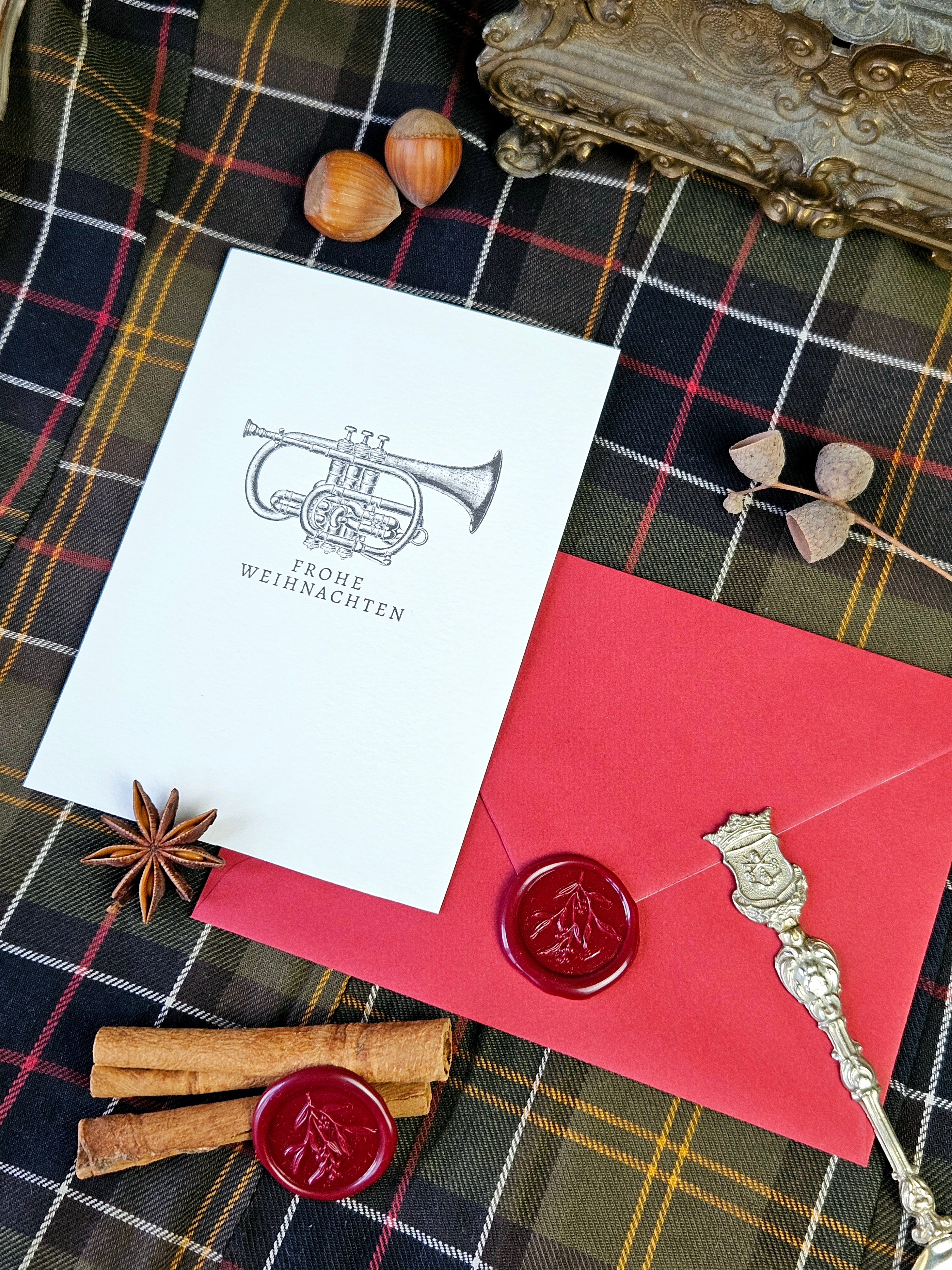 Weihnachtskarte Festliche Klänge