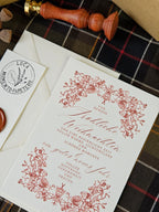 Weihnachtskarte Von Misteln und Glockenzauber