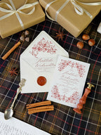 Weihnachtskarte Von Misteln und Glockenzauber