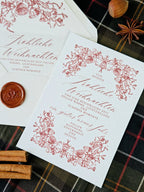 Weihnachtskarte Von Misteln und Glockenzauber