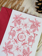 Weihnachtskarte Festliche Nostalgie