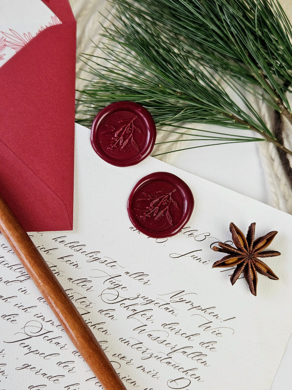 Weihnachtskarte Festliche Nostalgie