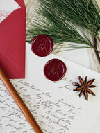 Weihnachtskarte Festliche Nostalgie