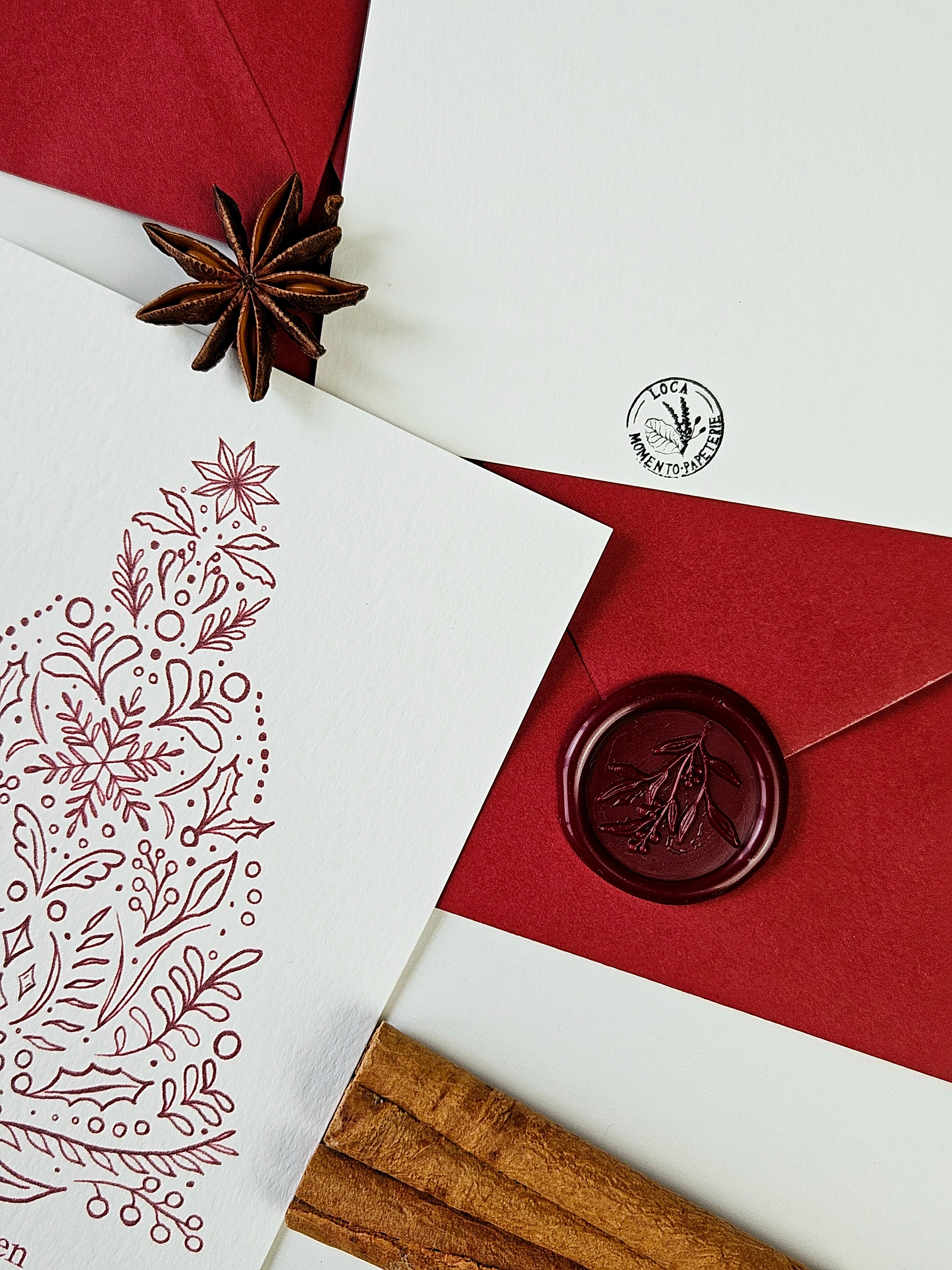 Weihnachtskarte Nordisk Julegran