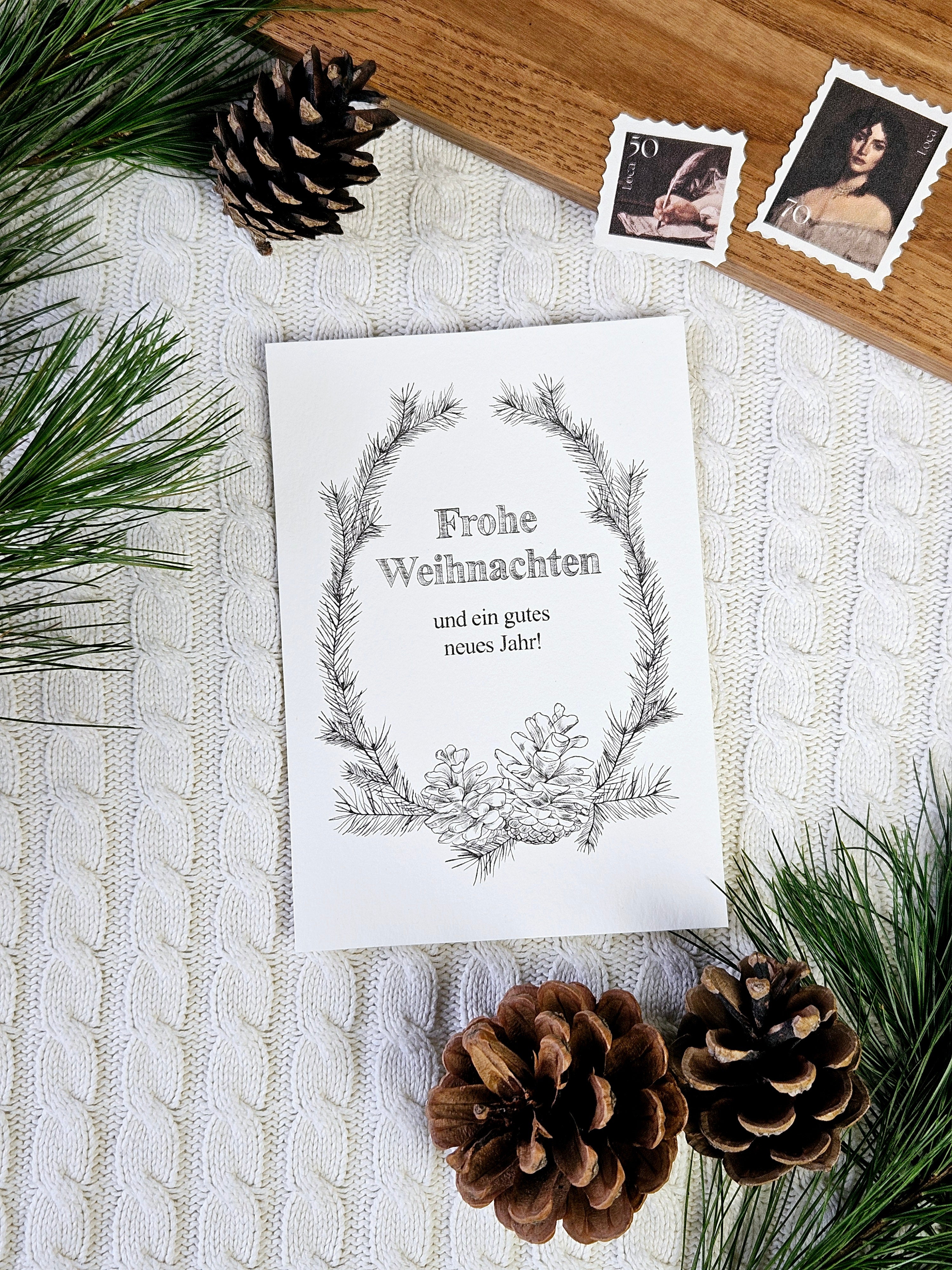 Weihnachtskarte Klassische Weihnacht