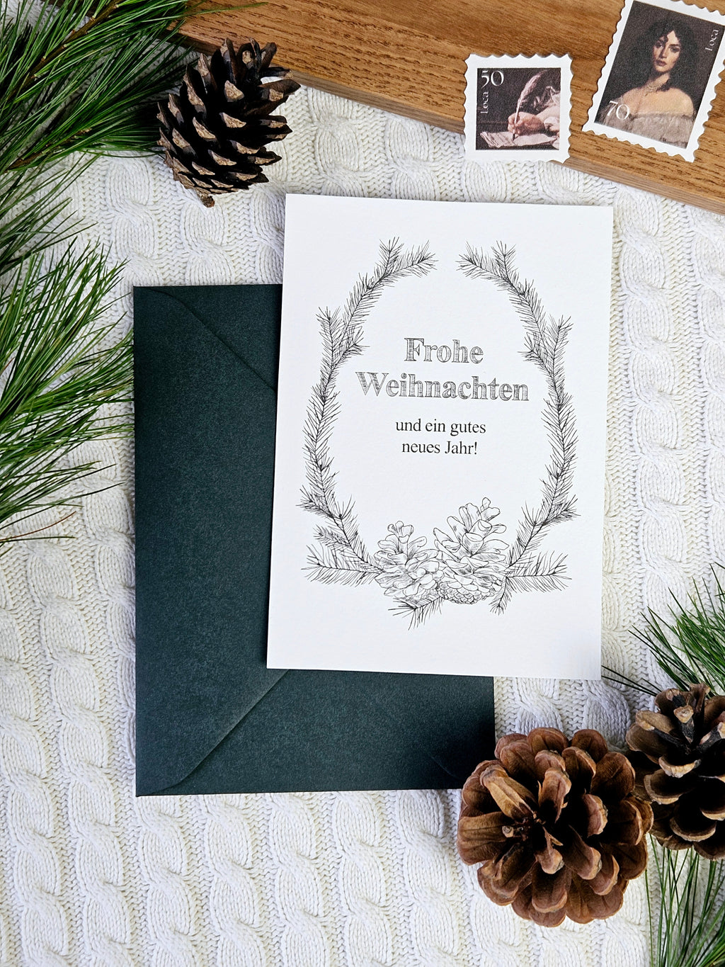 Weihnachtskarte Klassische Weihnacht