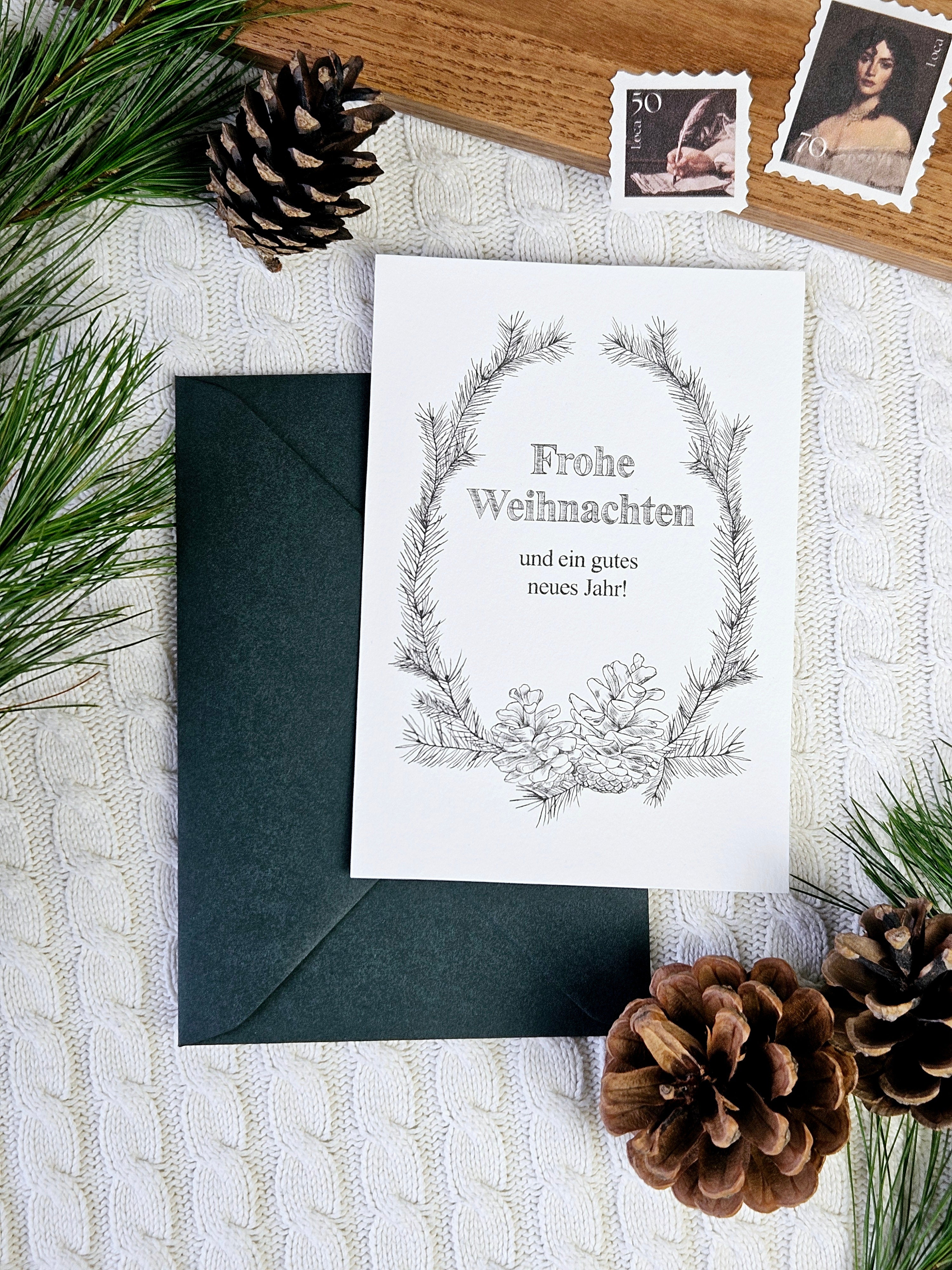 Weihnachtskarte Klassische Weihnacht