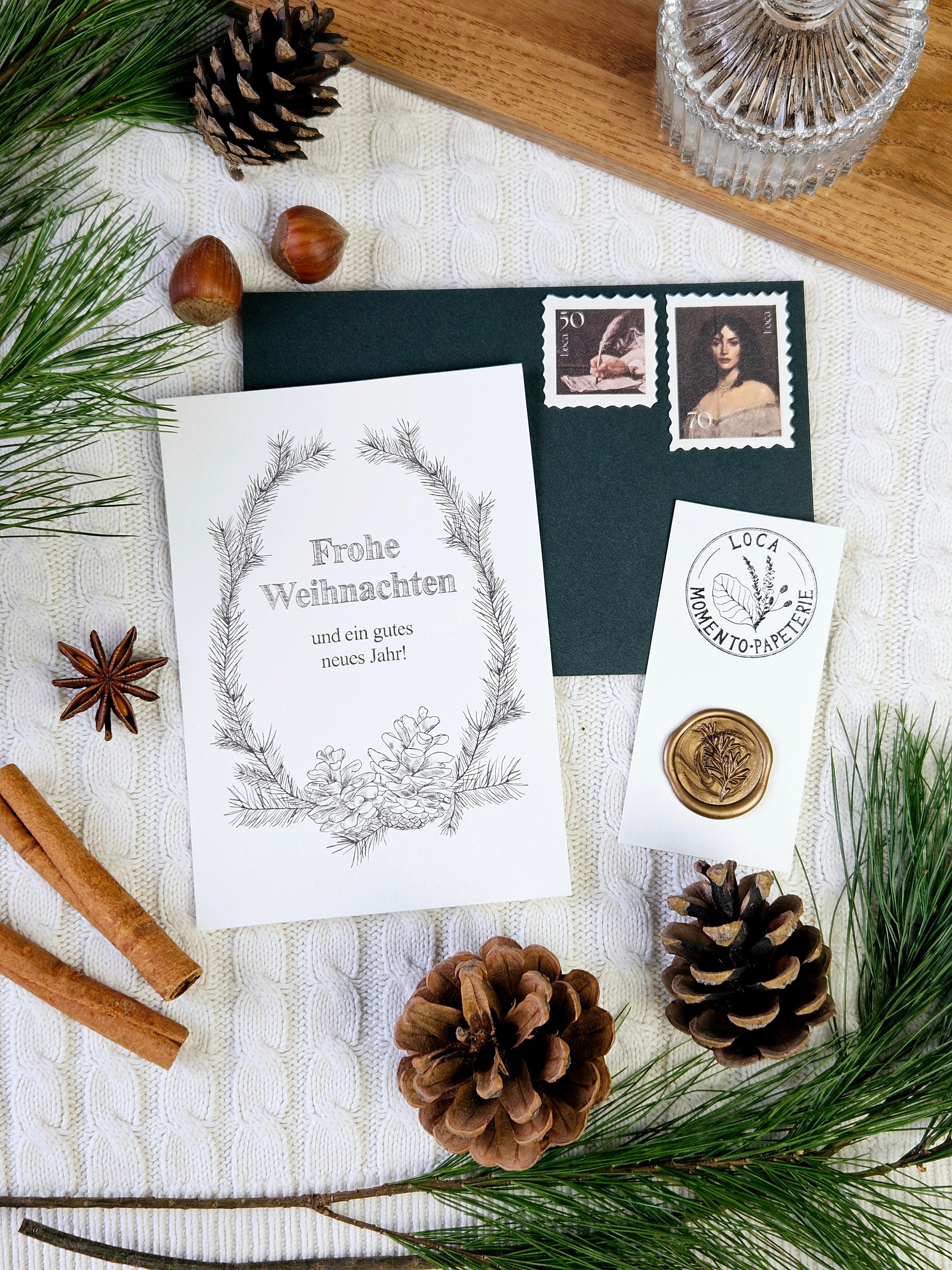 Weihnachtskarte Klassische Weihnacht