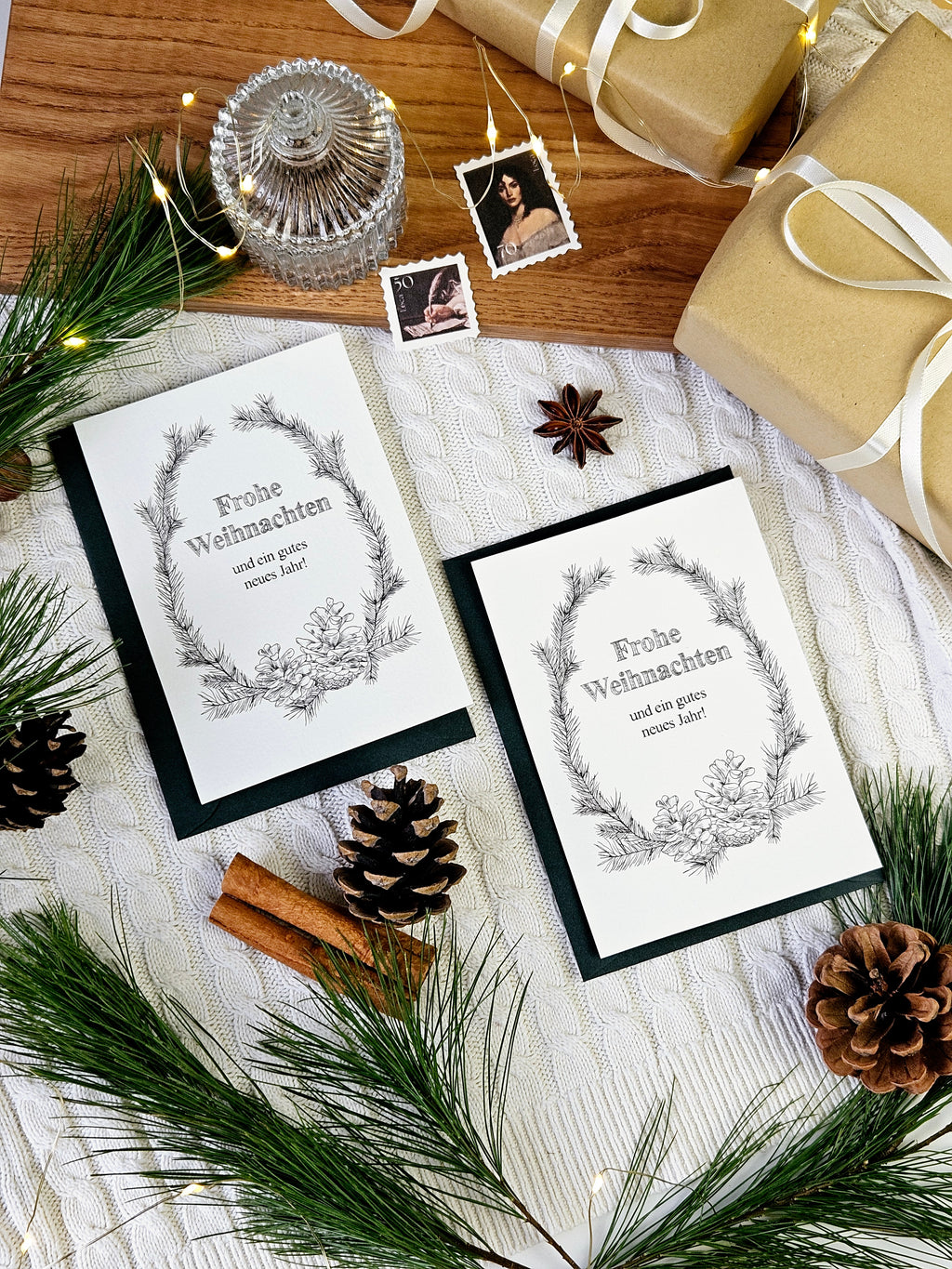 Weihnachtskarte Klassische Weihnacht