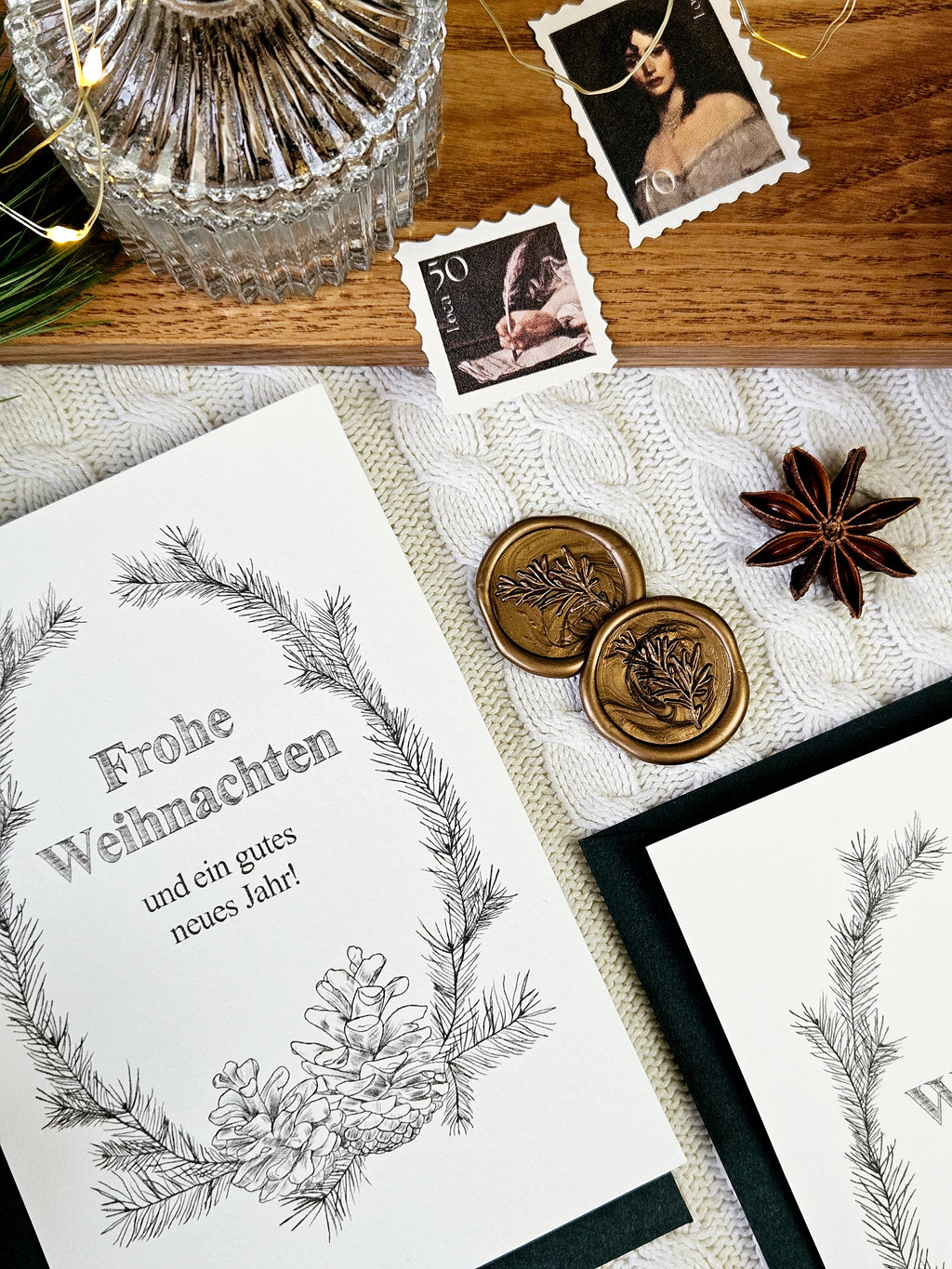 Weihnachtskarte Klassische Weihnacht