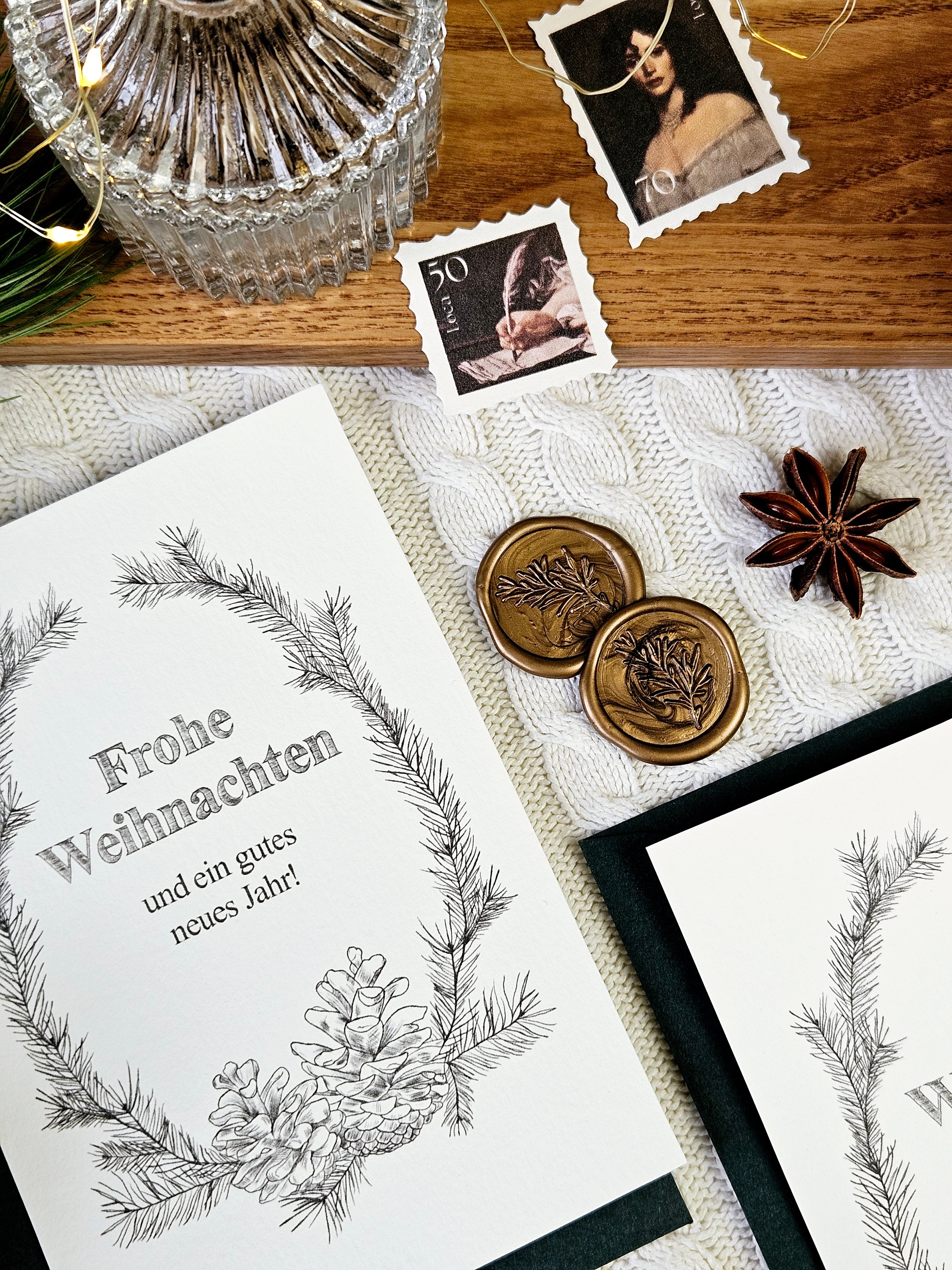 Weihnachtskarte Klassische Weihnacht