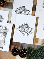 6er Set Weihnachtskarten Nussknacker & Mäusekönig