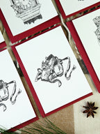 6er Set Weihnachtskarten Nussknacker & Mäusekönig