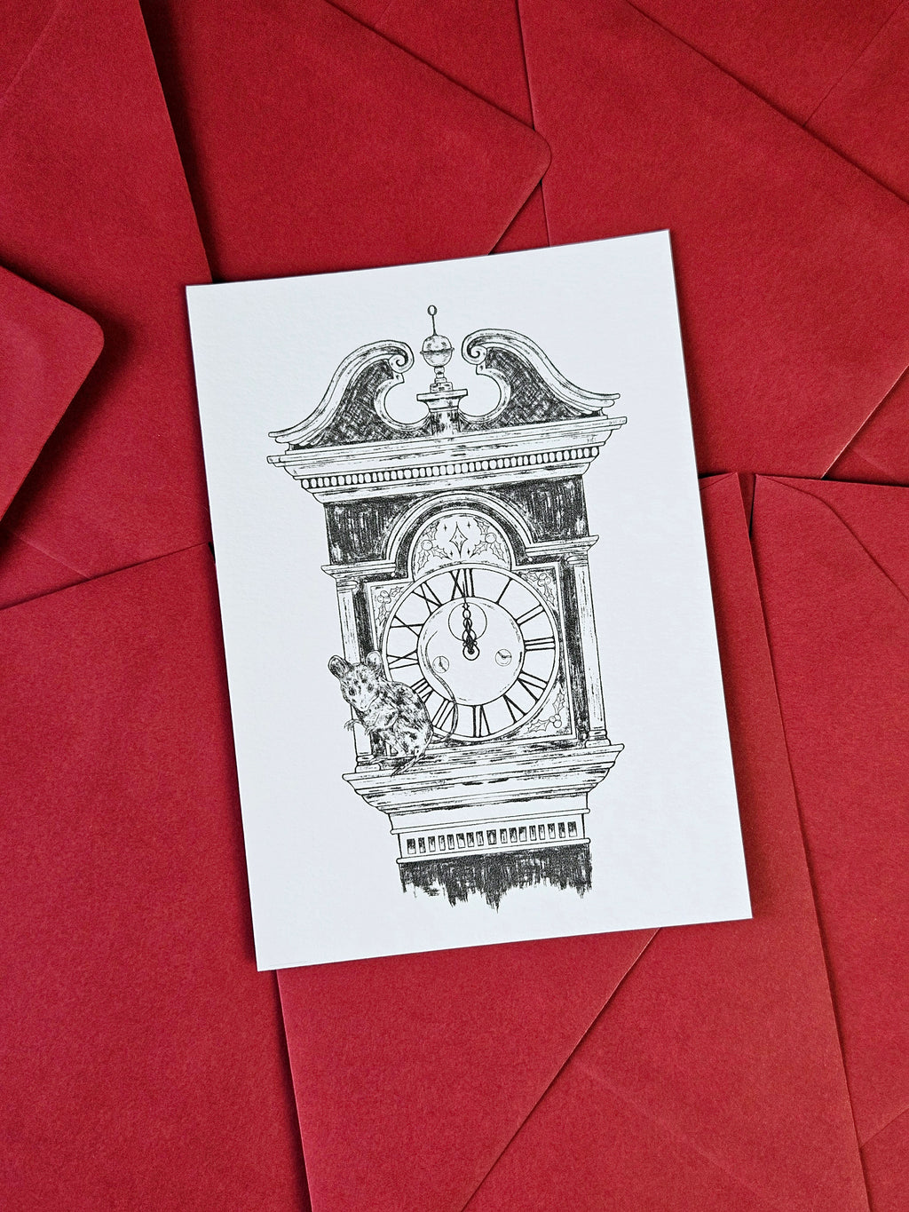 6er Set Weihnachtskarten Nussknacker & Mäusekönig