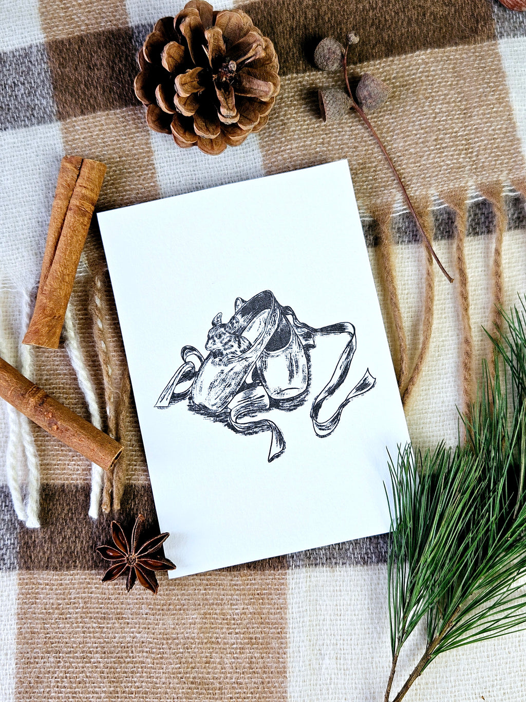 6er Set Weihnachtskarten Nussknacker & Mäusekönig