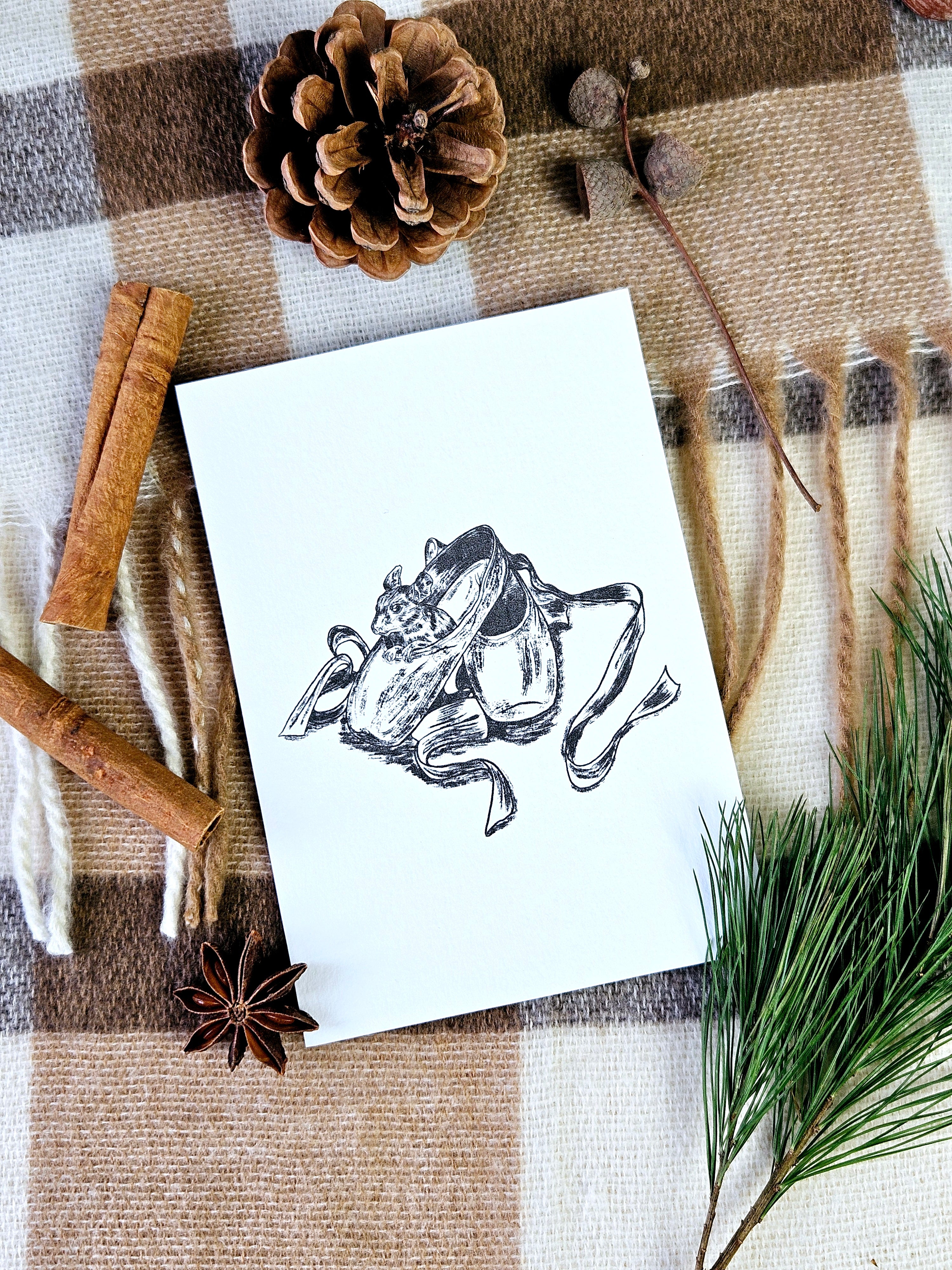 6er Set Weihnachtskarten Nussknacker & Mäusekönig