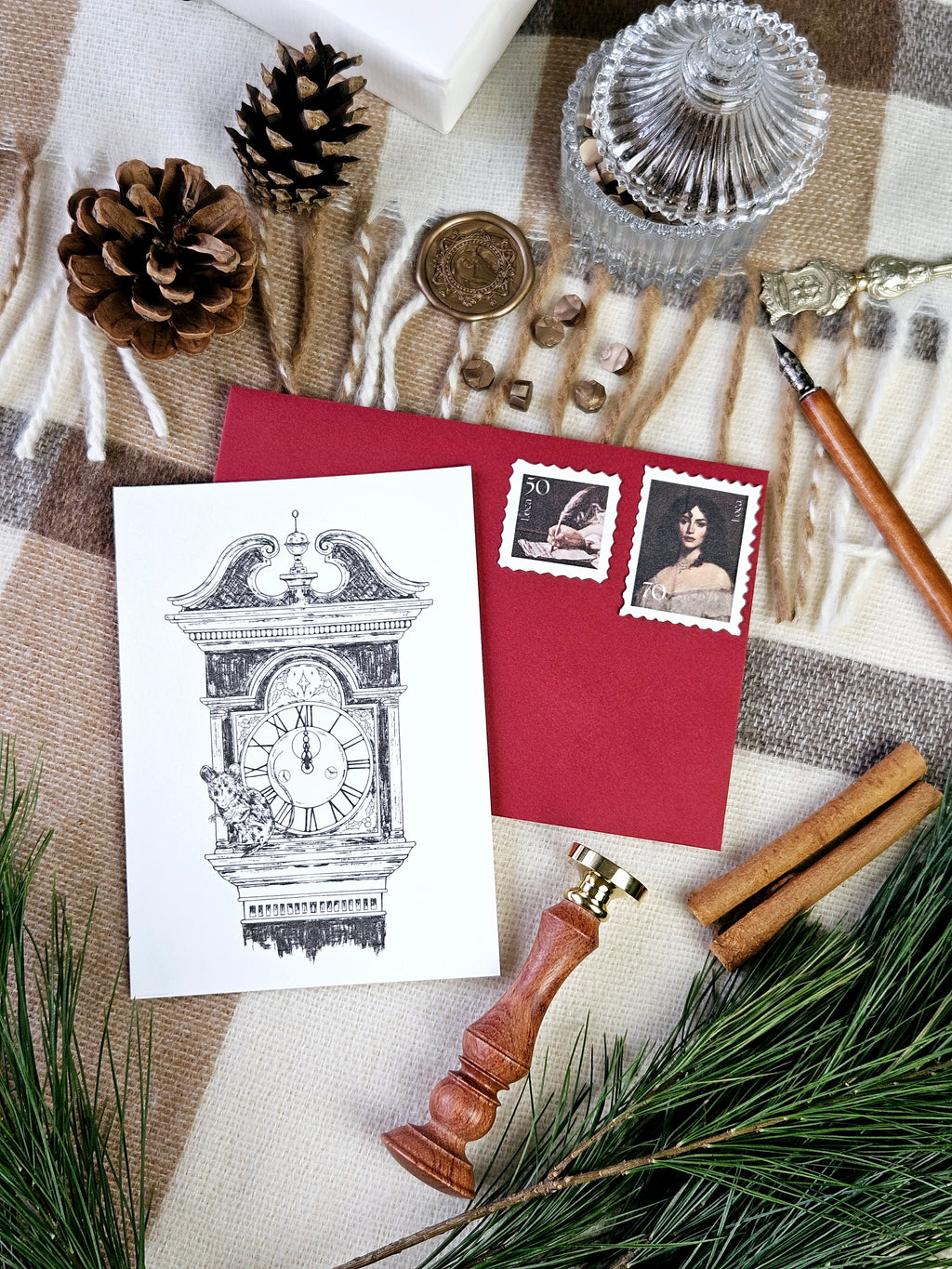 6er Set Weihnachtskarten Nussknacker & Mäusekönig