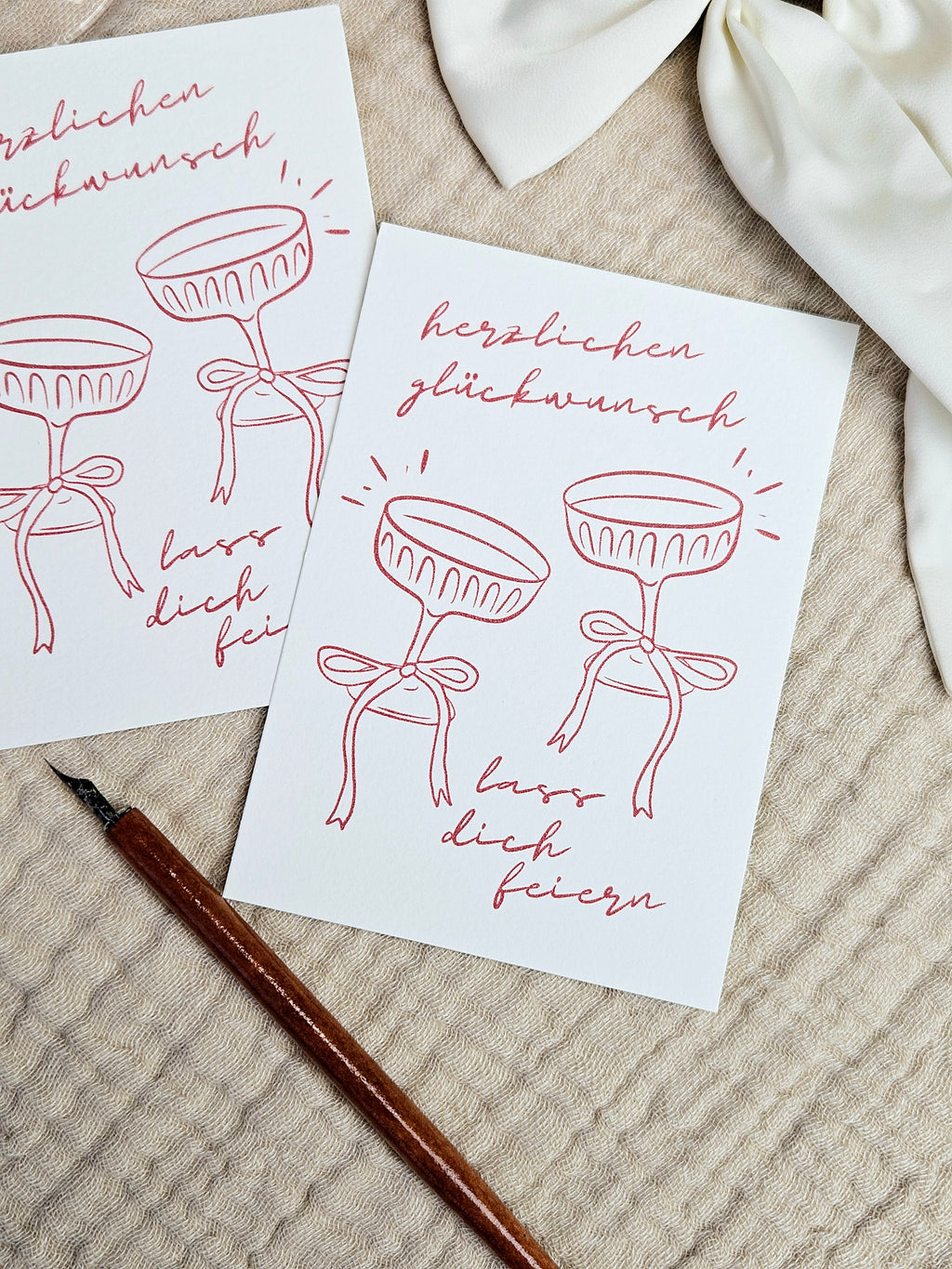 Geburtstagskarte Martinis