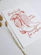 Kunstdruck Cowboyboots Western