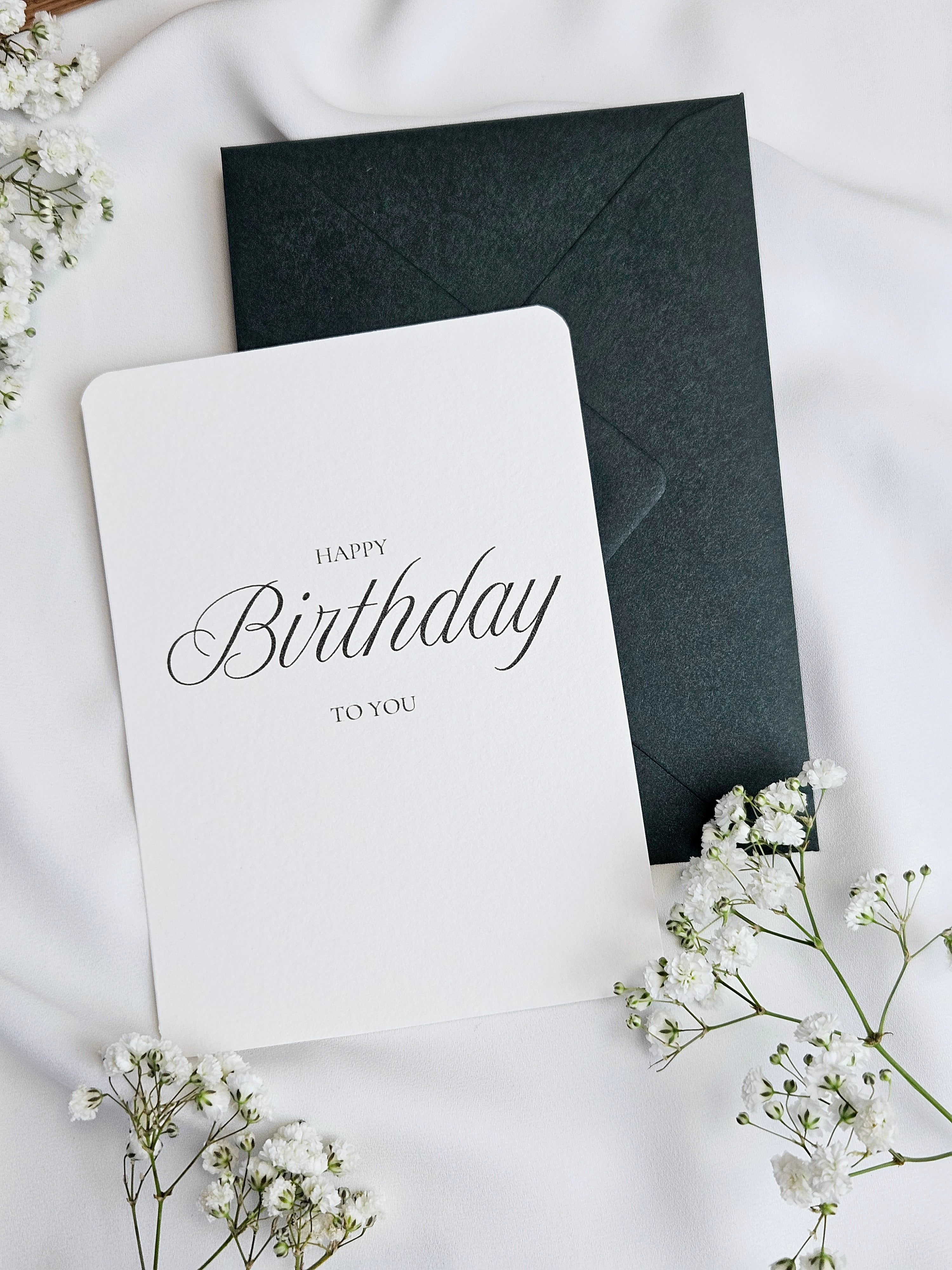 Geburtstagskarte Hyppy Birthday Typografie