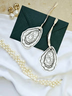 Eleganter Geschenkanhänger Auster Muschel