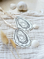 Eleganter Geschenkanhänger Auster Muschel