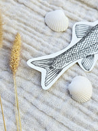 Geschenkanhänger Fisch Illustration