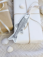 Geschenkanhänger Fisch Illustration