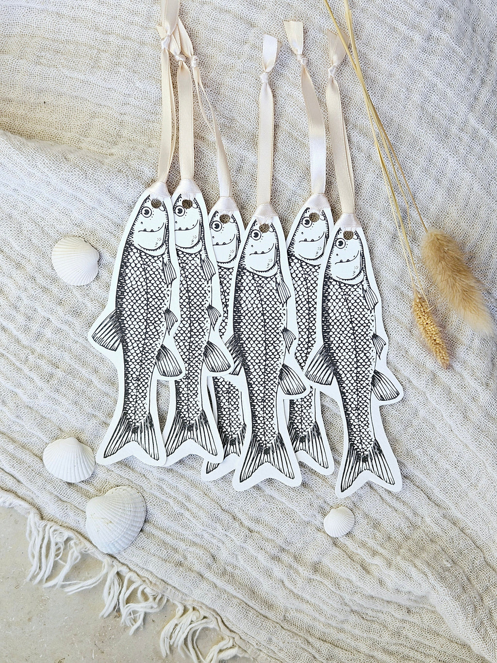 Geschenkanhänger Fisch Illustration