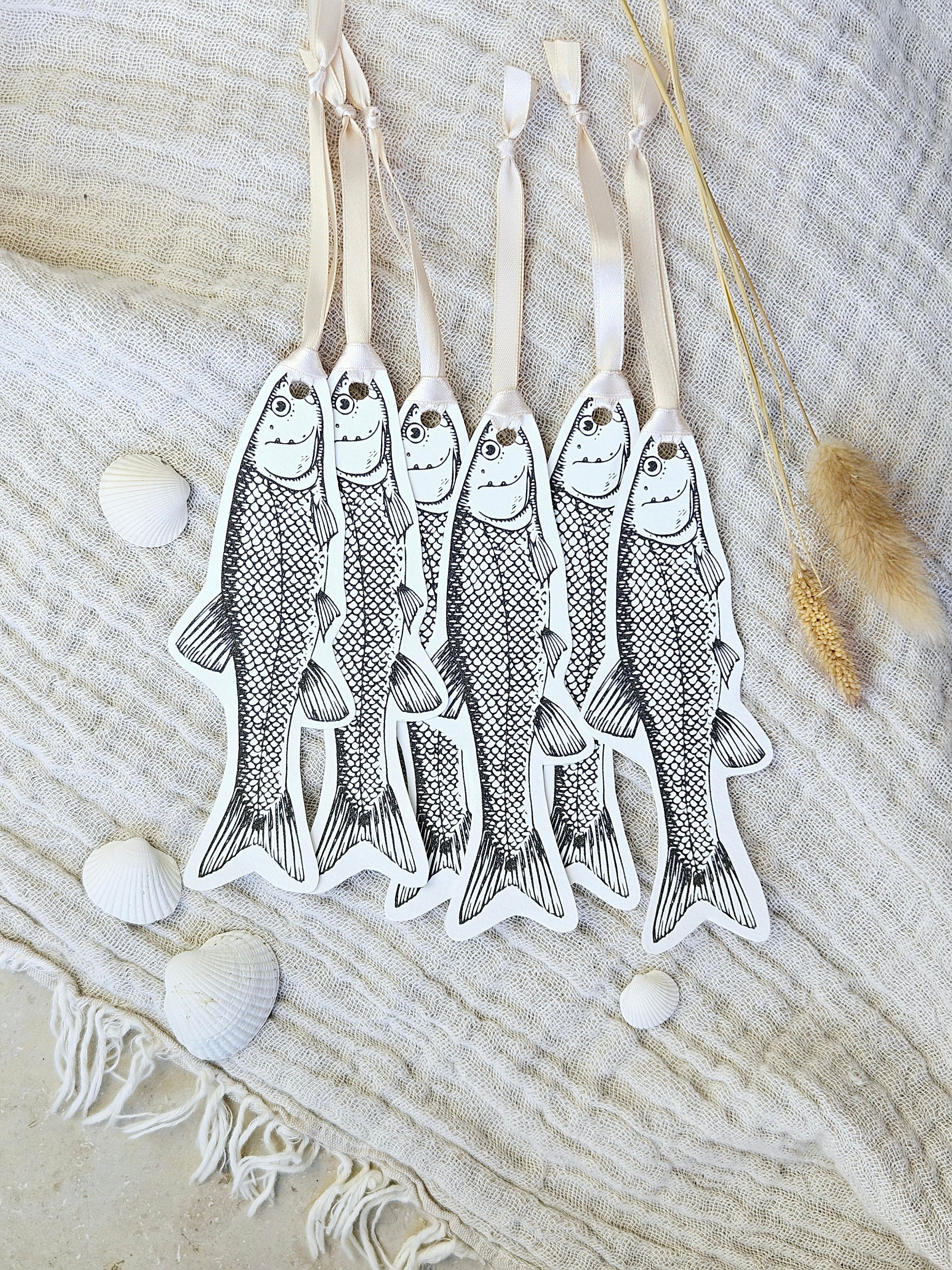 Geschenkanhänger Fisch Illustration