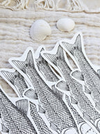 Geschenkanhänger Fisch Illustration