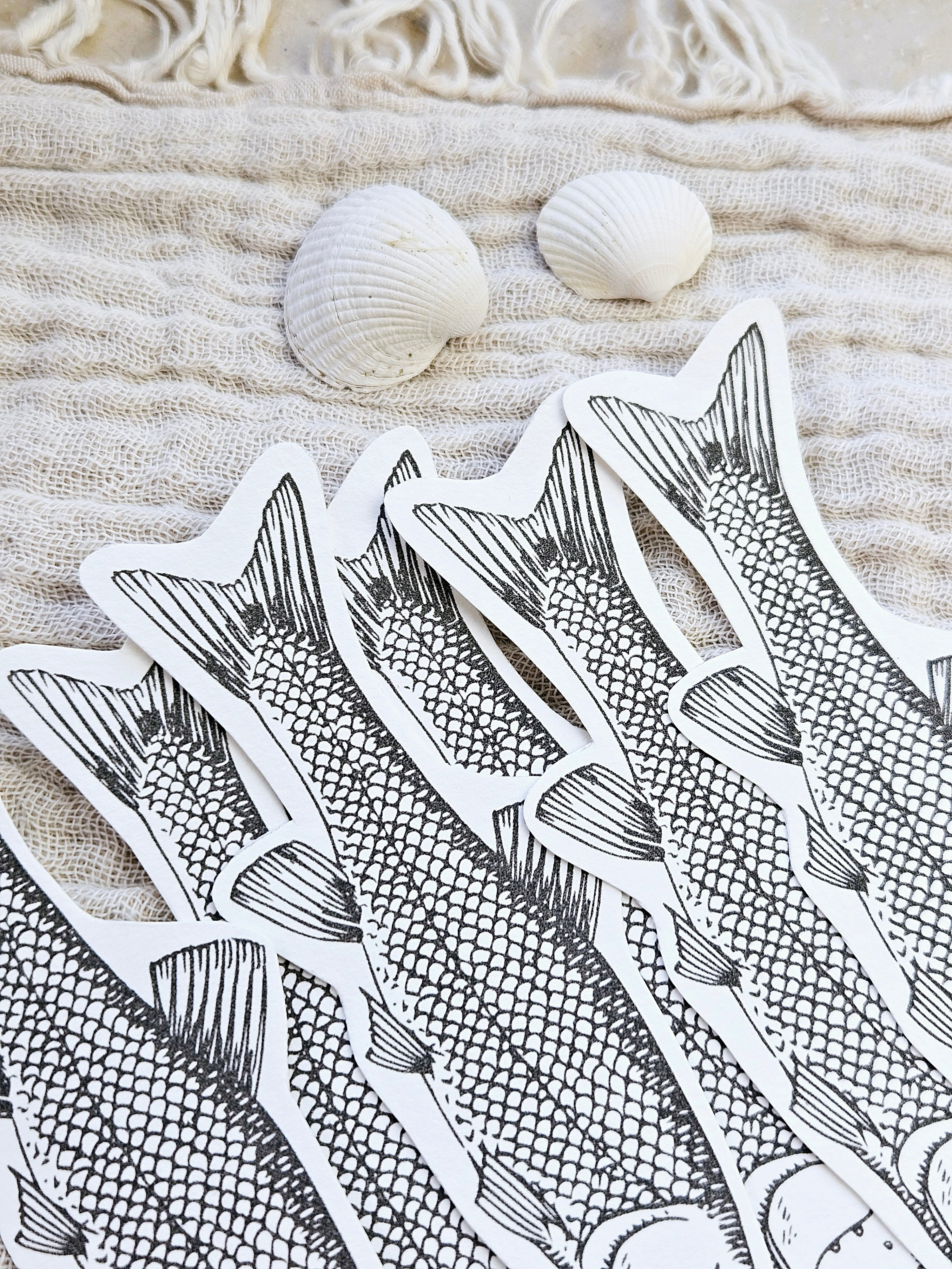 Geschenkanhänger Fisch Illustration