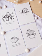 6er Set plattdeutsche maritime Kartenreihe