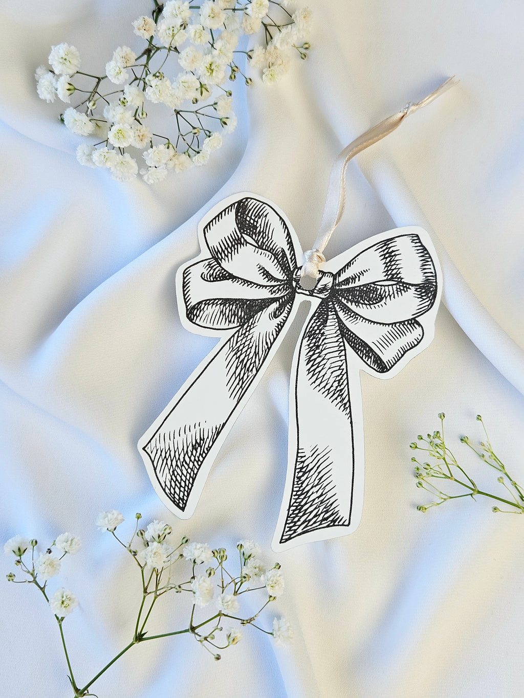 Geschenkanhänger Schleife