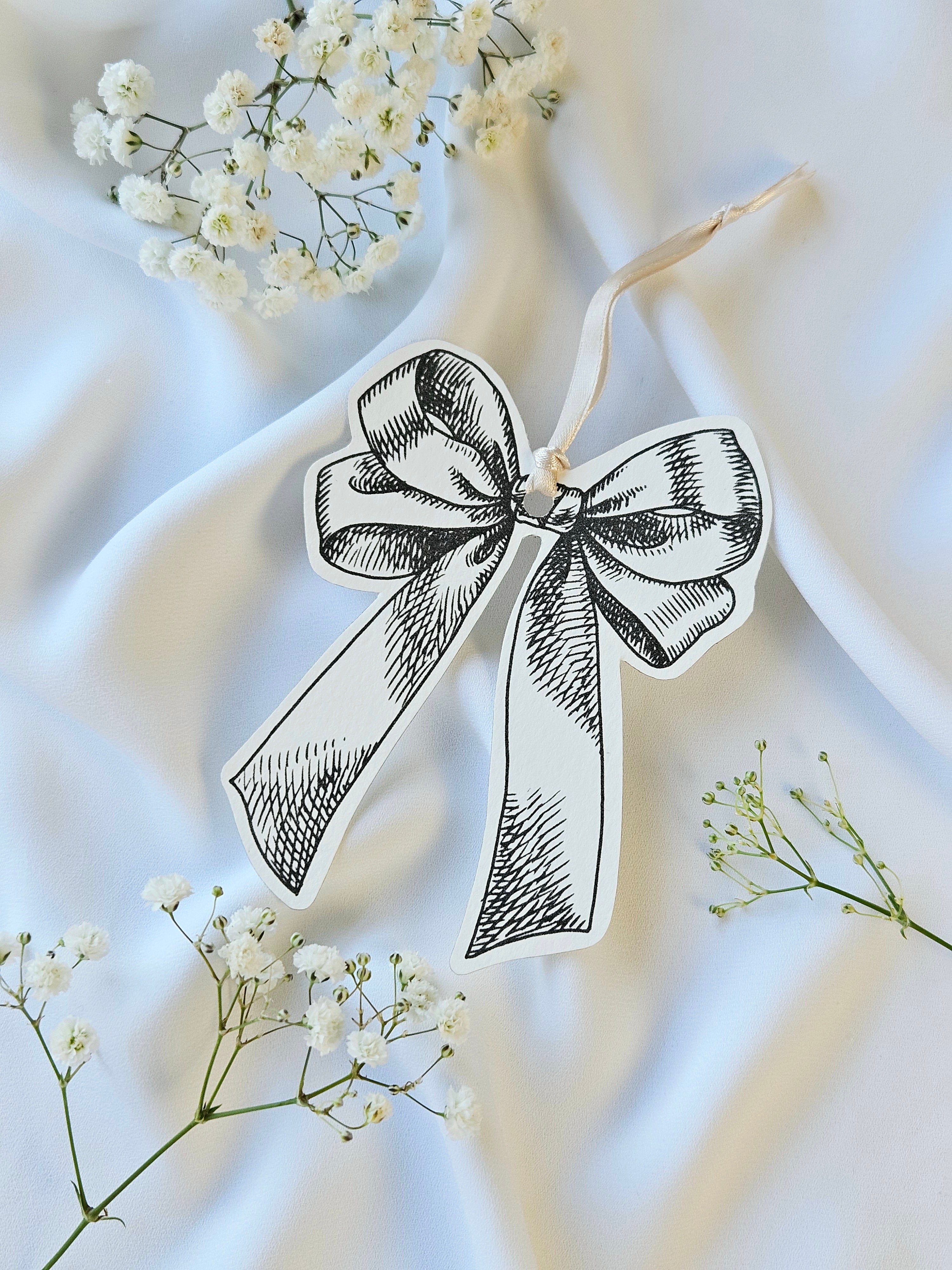 Geschenkanhänger Schleife