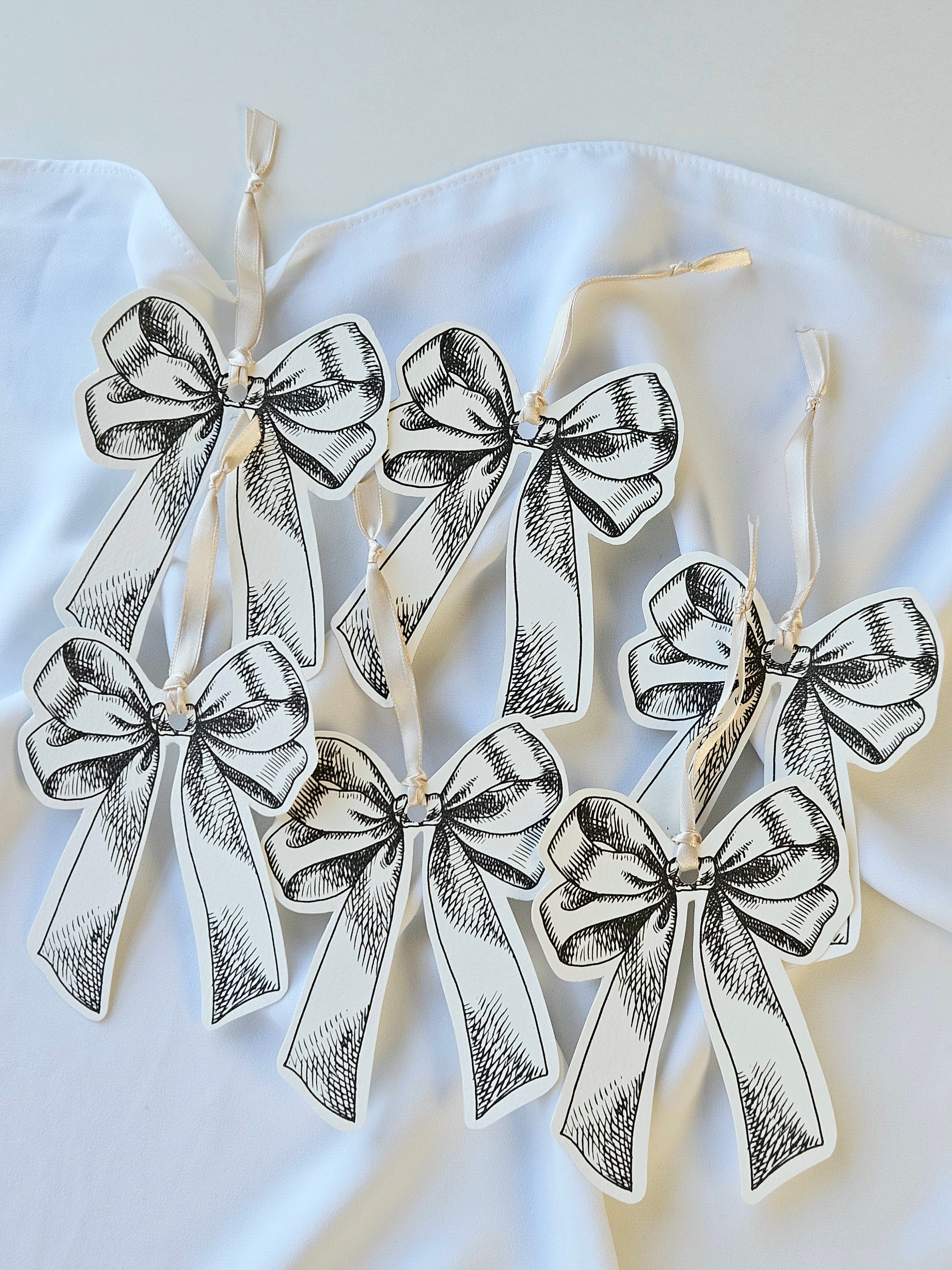 Geschenkanhänger Schleife