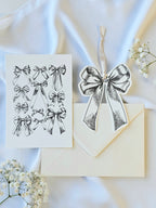 Geschenkanhänger Schleife