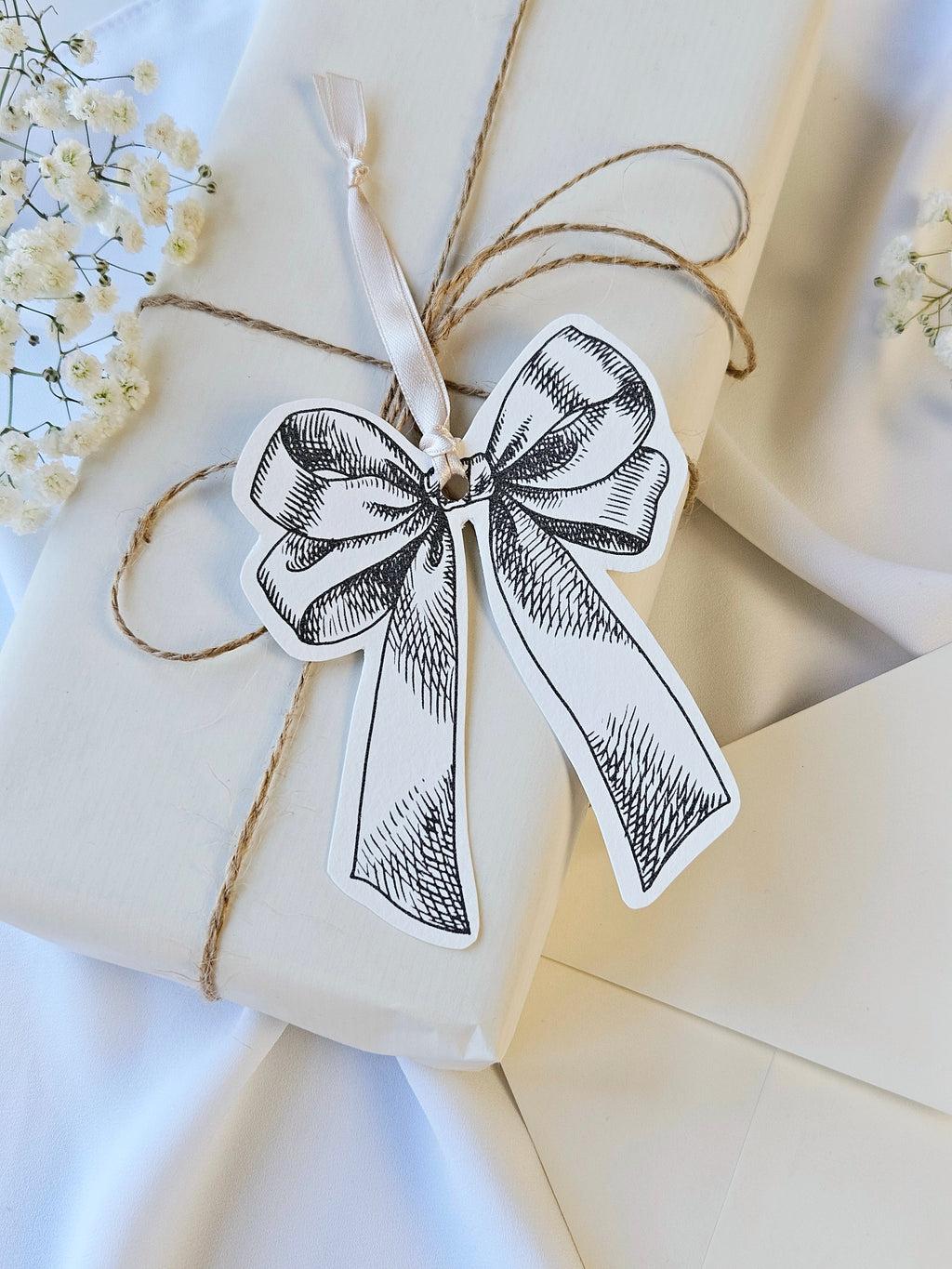 Geschenkanhänger Schleife