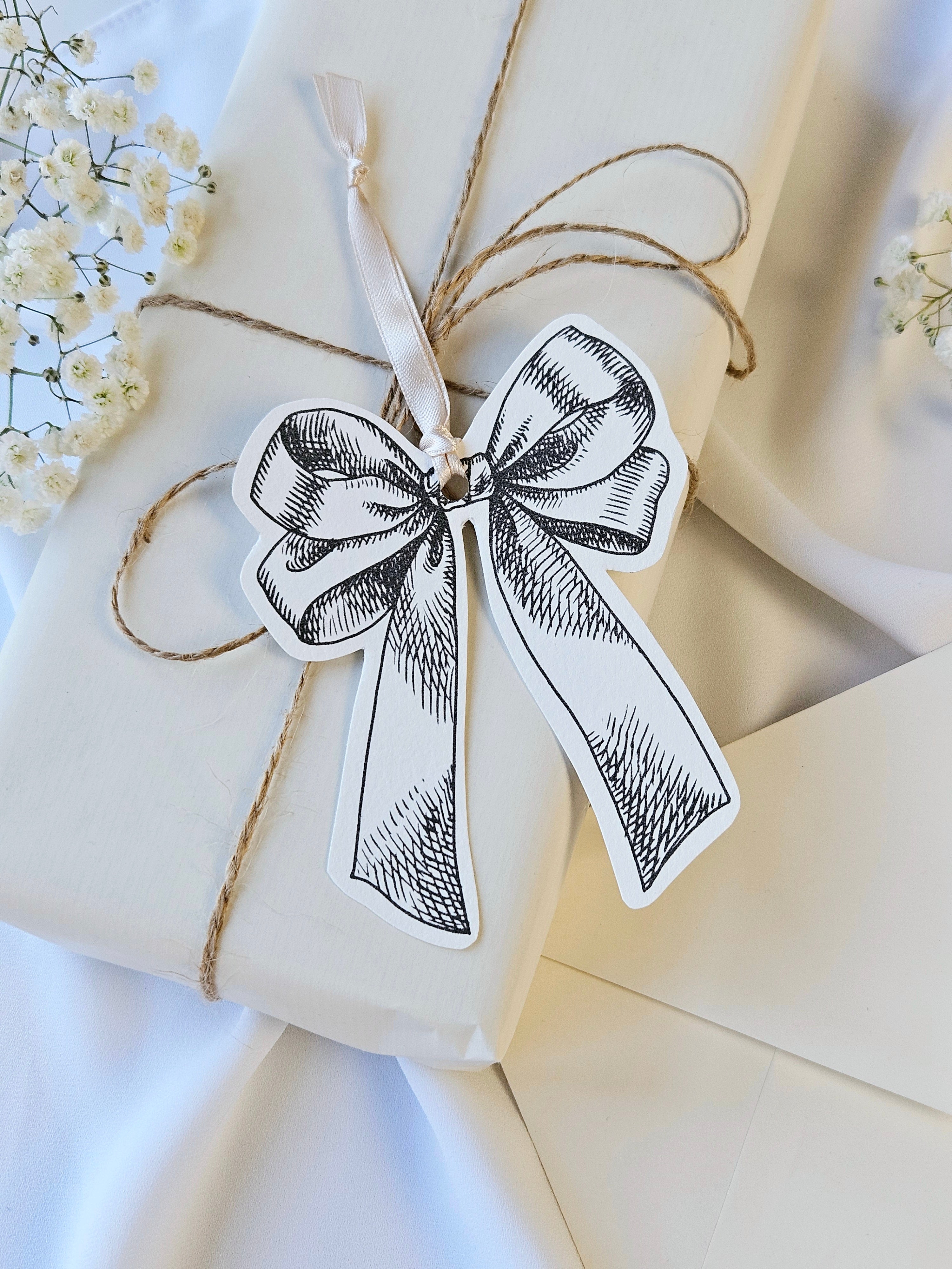 Geschenkanhänger Schleife