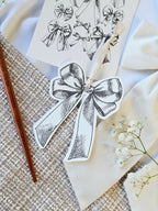 Geschenkanhänger Schleife