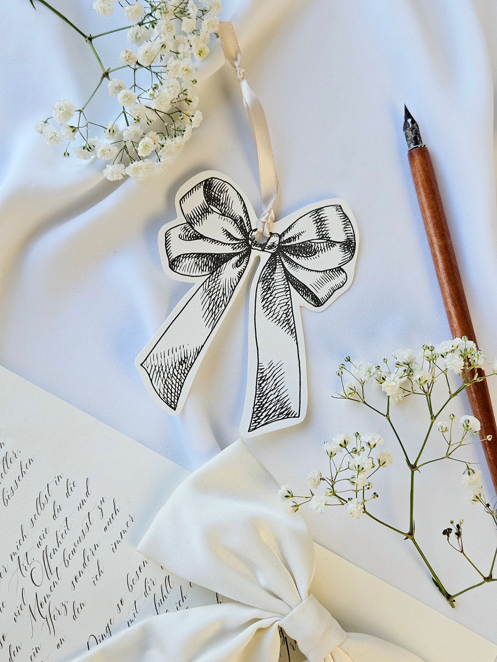 Geschenkanhänger Schleife