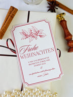 Weihnachtskarte Weihnachtliche Eleganz
