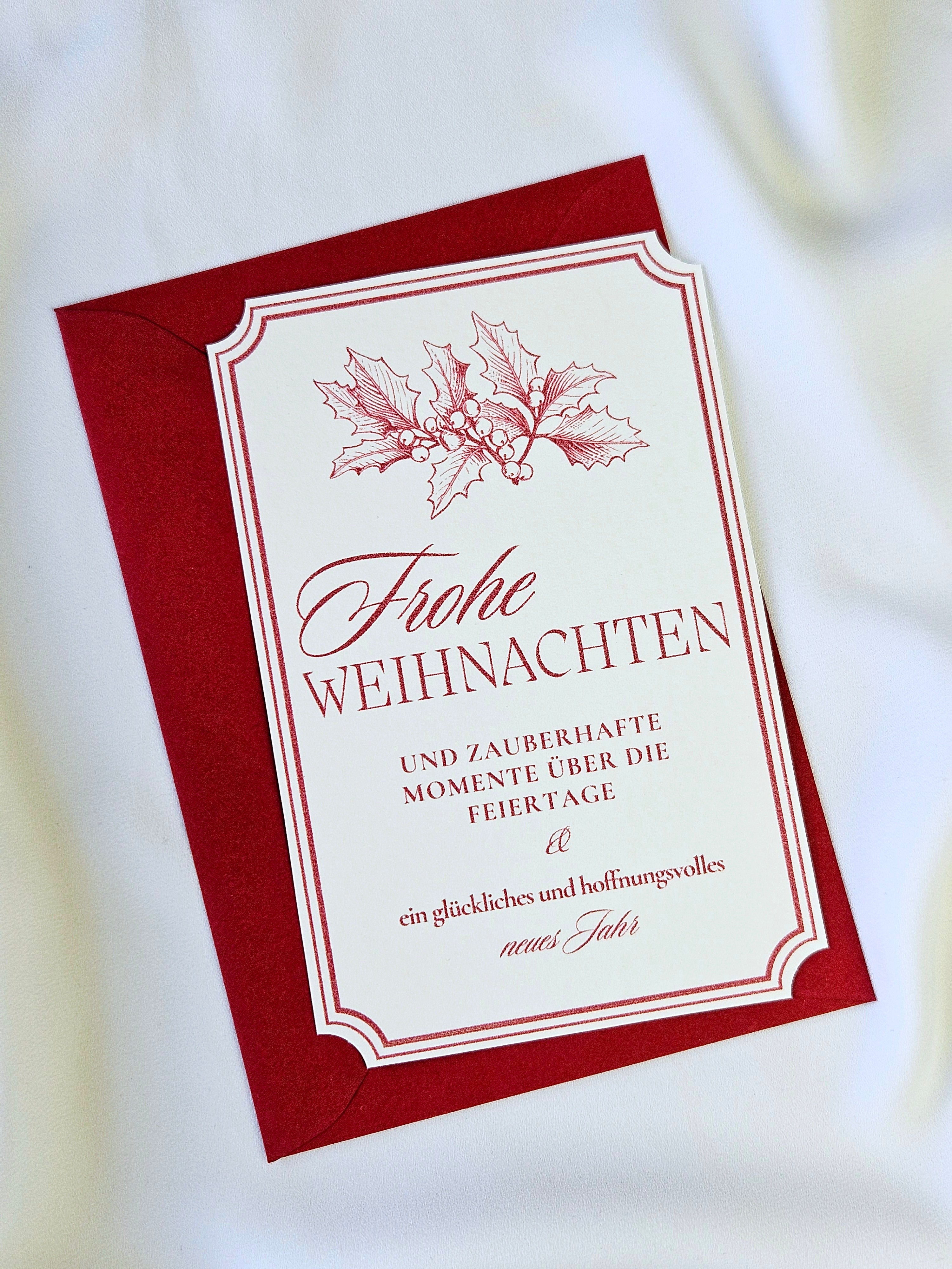 Weihnachtskarte Weihnachtliche Eleganz