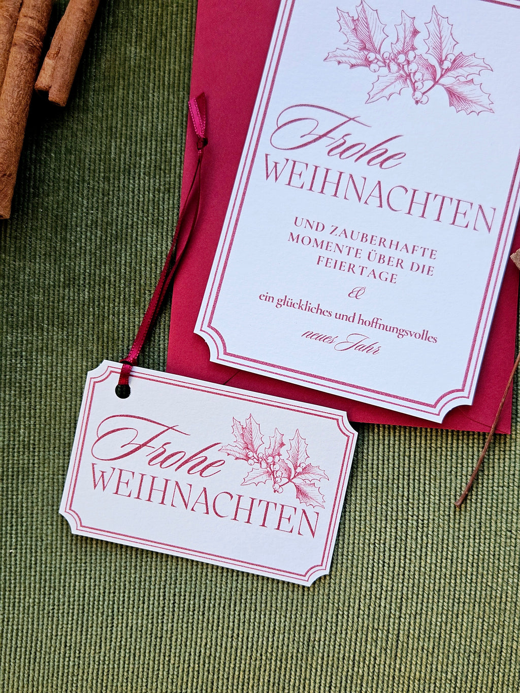 Weihnachtskarte Weihnachtliche Eleganz