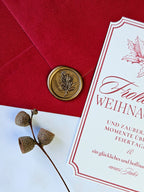 Weihnachtskarte Weihnachtliche Eleganz