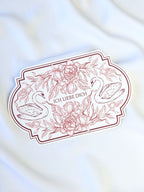 Romantische Vintage Karte Rosen & Schwäne