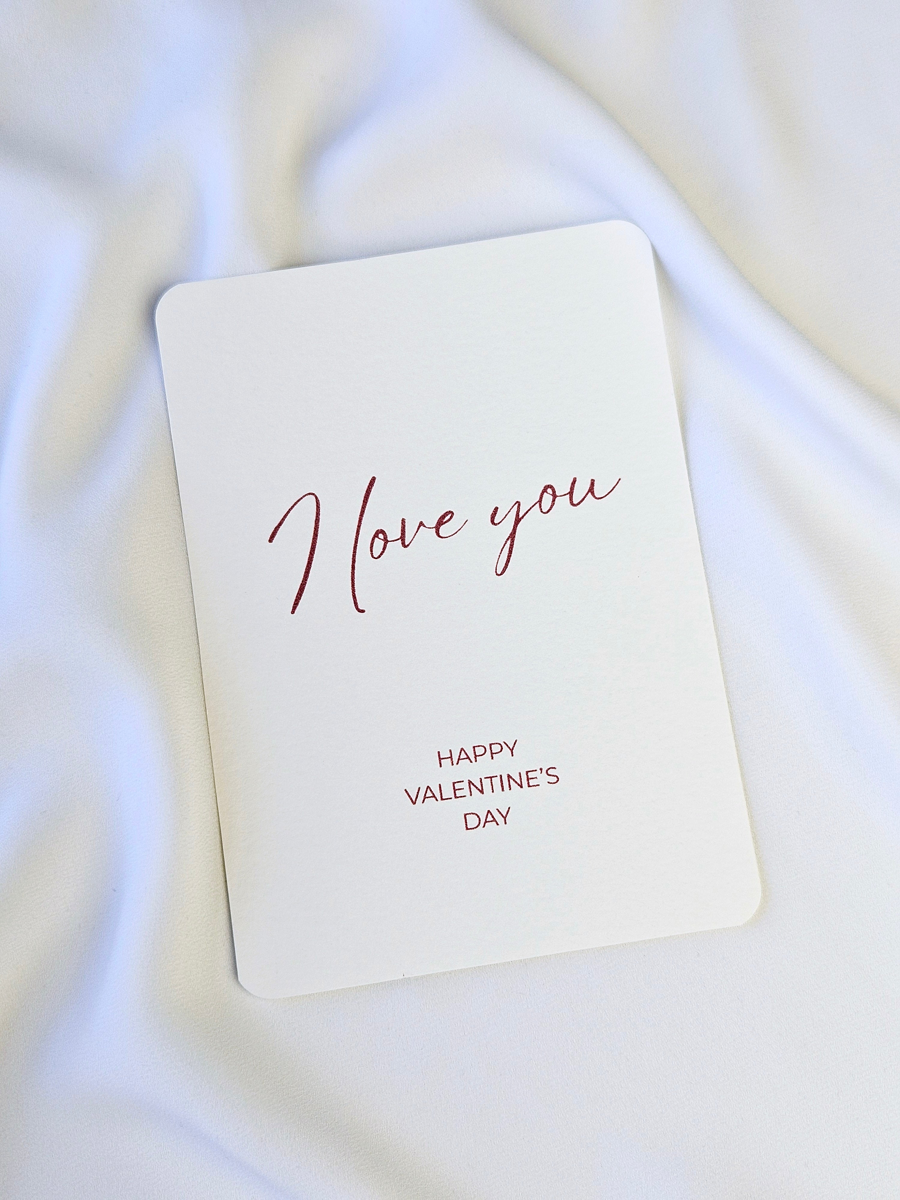 Valentinstagskarte I love you