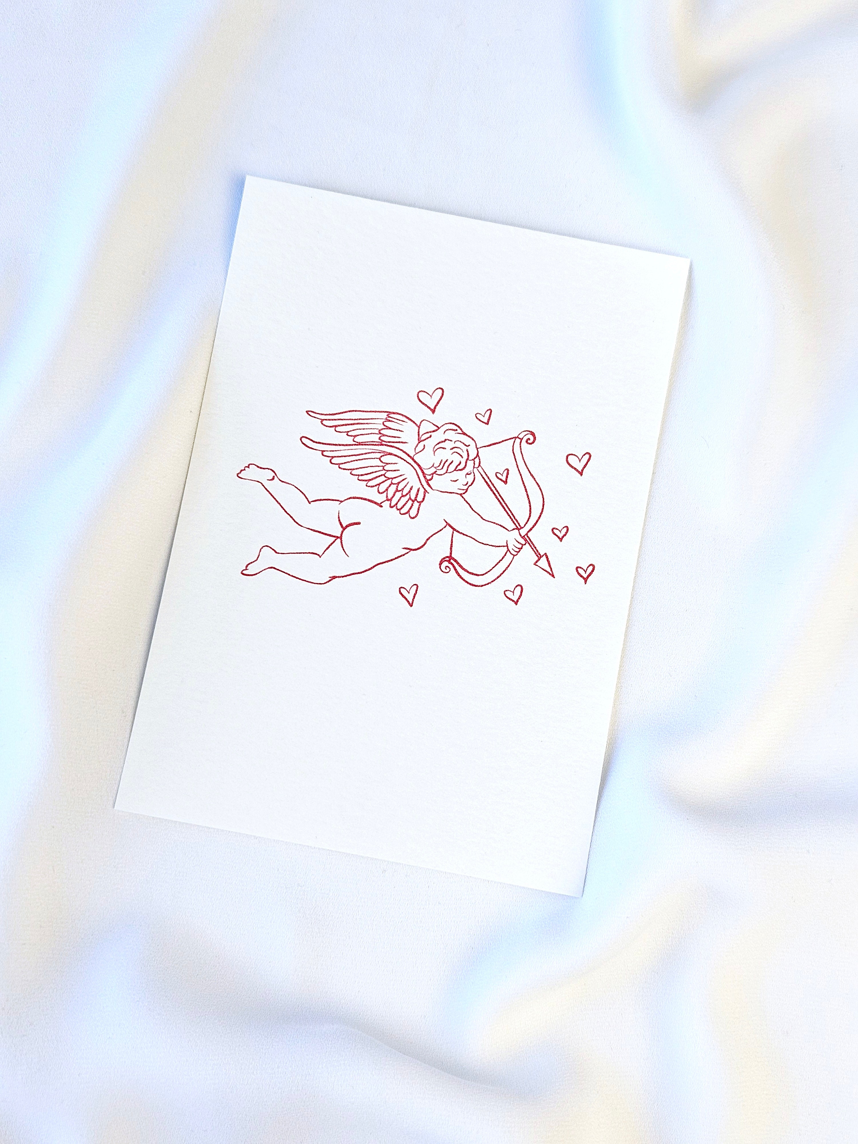 Valentinstagskarte Amor