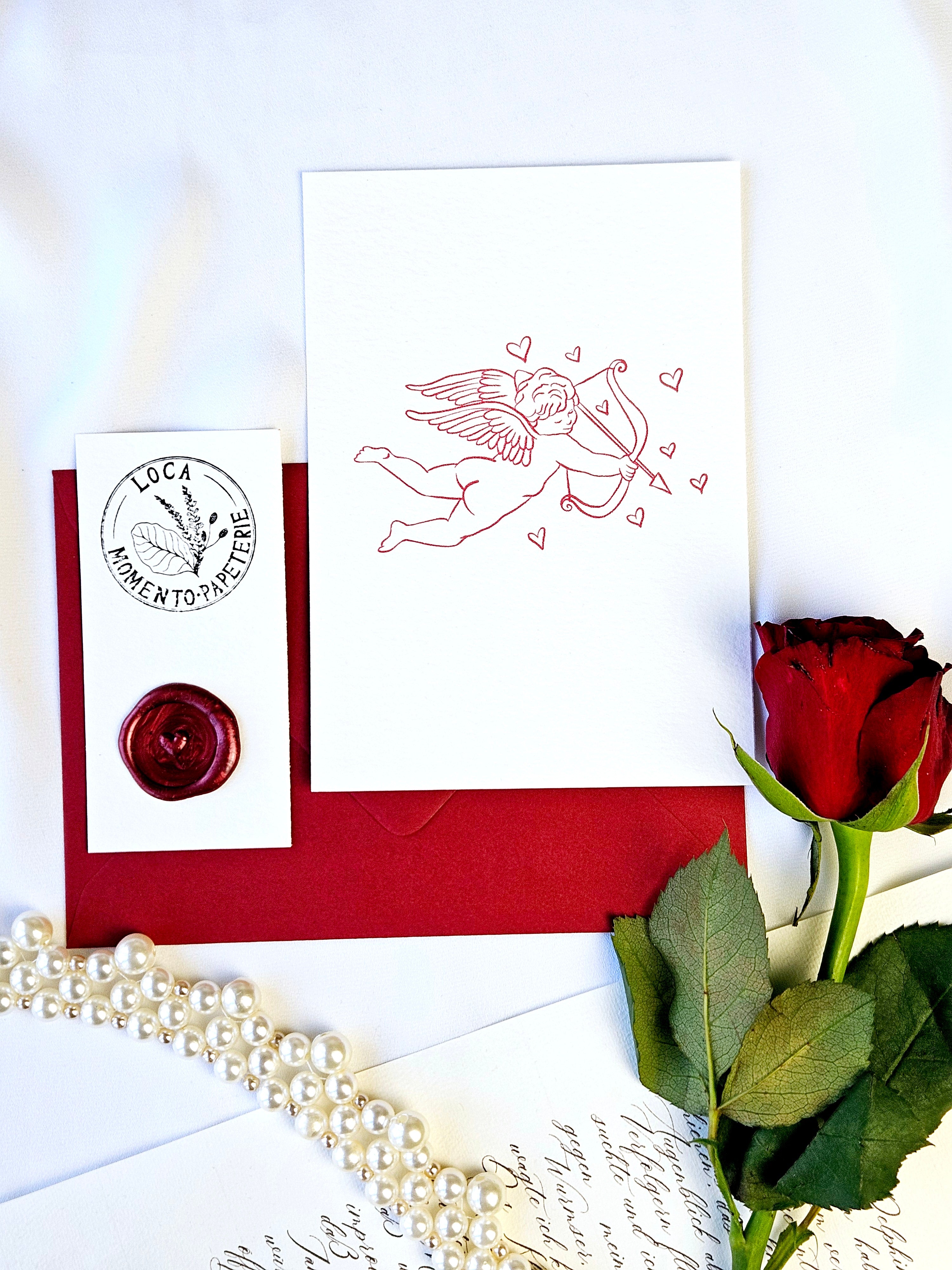 Valentinstagskarte Amor